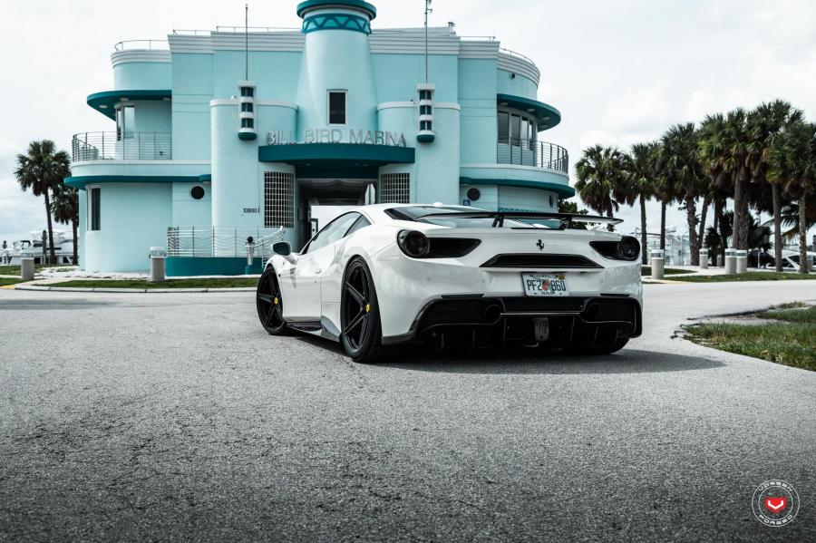  Ferrari 488 GTB on Vossen Wheels (M-X5) 2018 года  (фото 15 из 22)